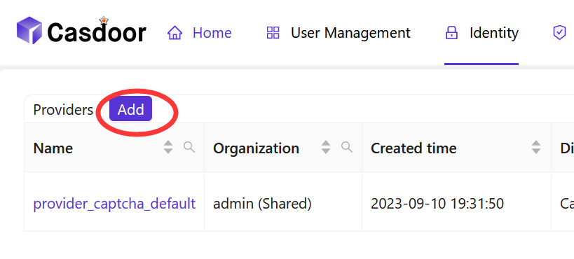 Casdoor-providers-add