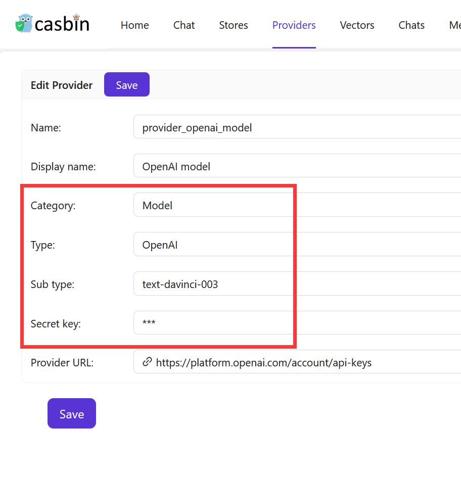 Casibase-model-openai